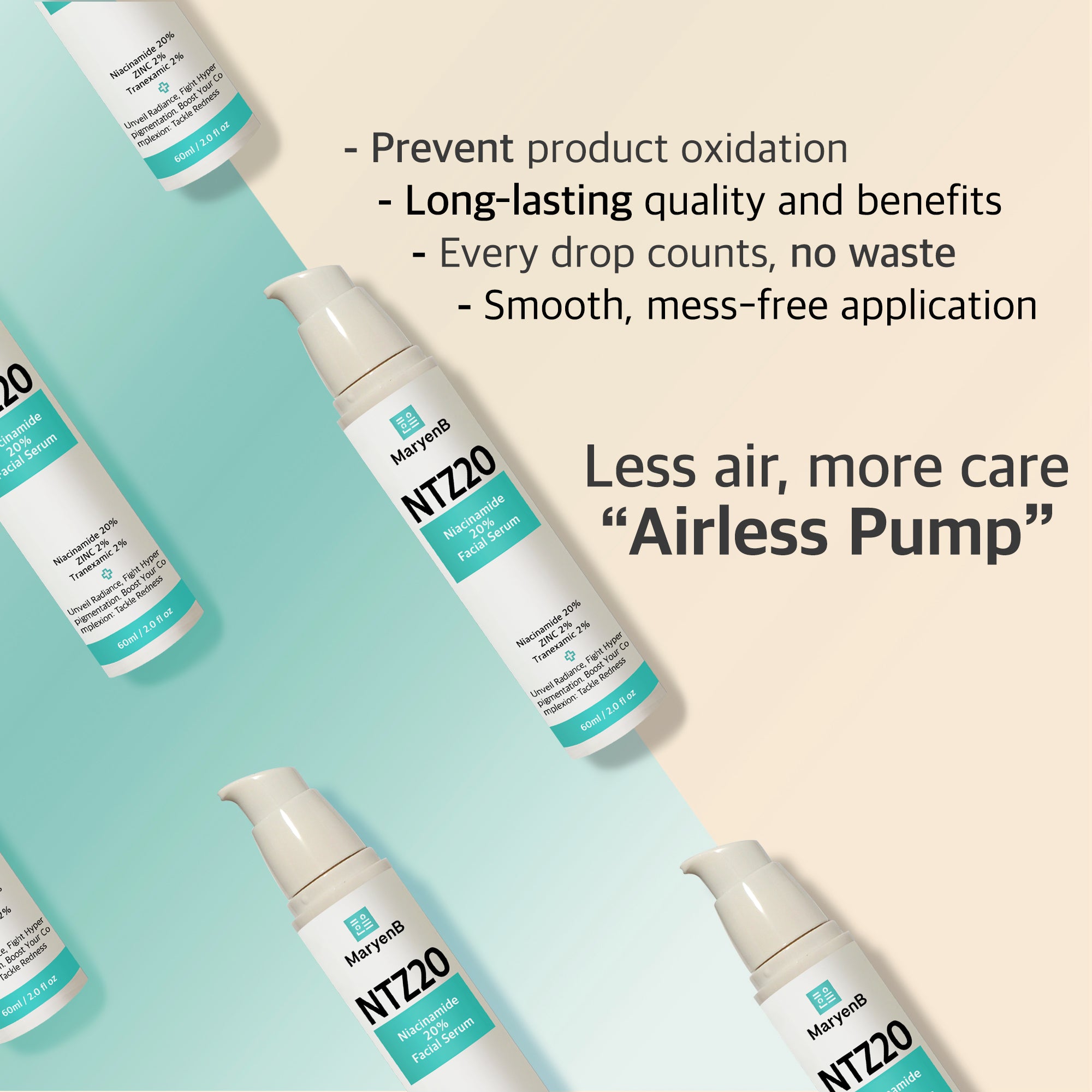 MaryenB NTZ20 Niacinamide 20% Pore Minimizer Serum 2 Fl Oz - Oil Control